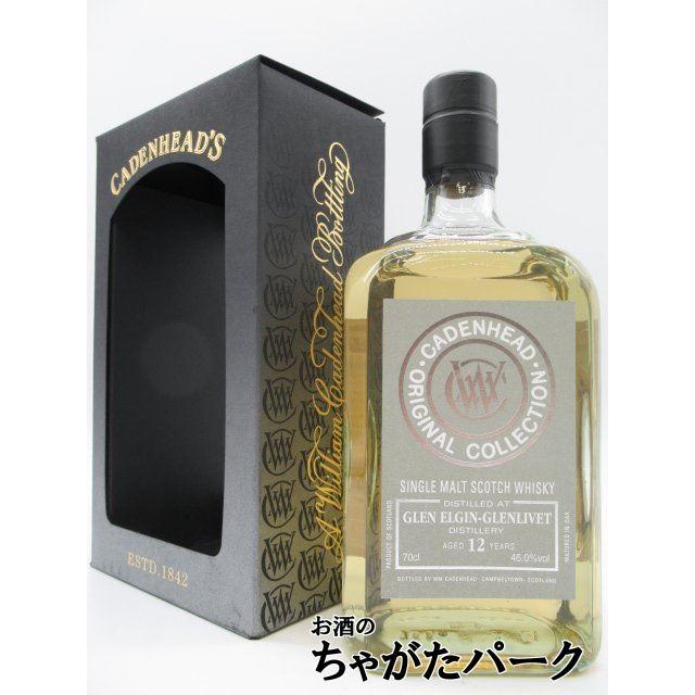 グレンエルギン 12年 オリジナルコレクション (ケイデンヘッド) 46度 700ml :170236103:お酒のちゃがたパーク - 通販 -  Yahoo!ショッピング