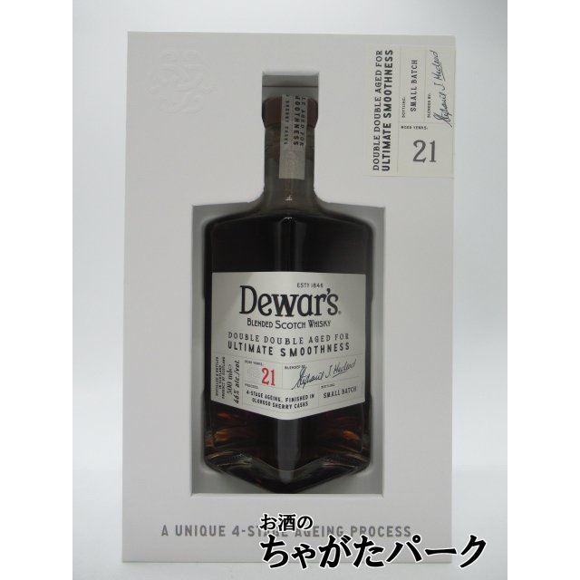 デュワーズ ダブルダブル 21年 正規品 46度 500ml : お酒のちゃがた
