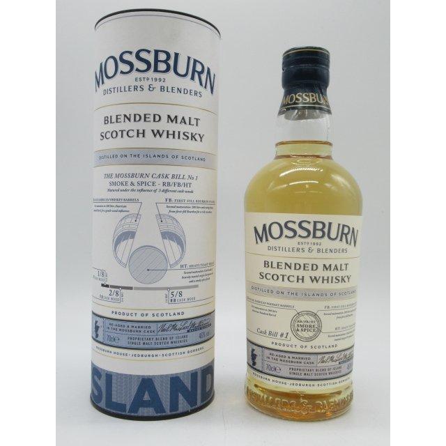 モスバーン　アイランド　ブレンデッドモルトウイスキー 700ml 箱入り モスバーン アイランド ブレンデッドモルトウイスキー Cask＃1 46度
