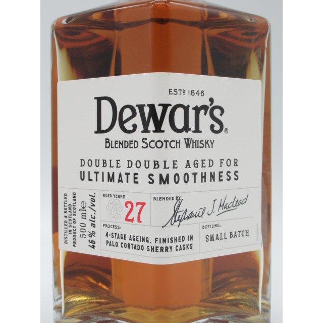 デュワーズ ダブルダブル 27年 正規品 46度 500ml : お酒のちゃがた