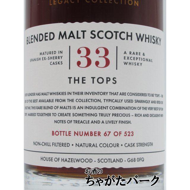 ザ トップス 33年 スパニッシュ シェリーカスク レガシー コレクション