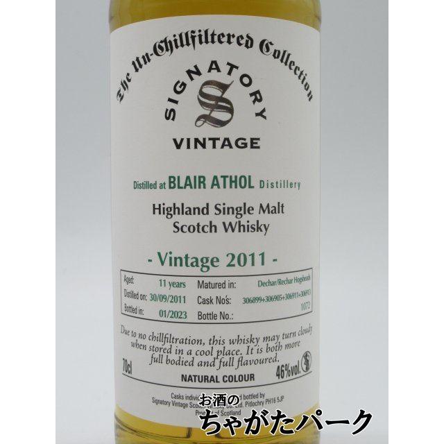 シグナトリー ブレアアソール 11年 2011 ディチャー/リチャー