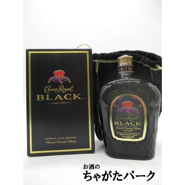 クラウンローヤル ブラック 箱付き 45度 1000ml : お酒のちゃがた