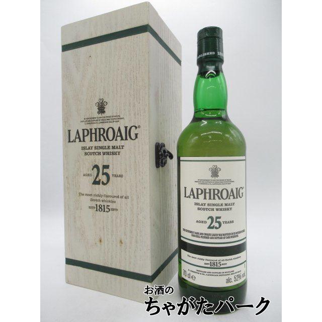 ラフロイグ 【木箱にシミあり】 25年 カスクストレングス 木箱入り