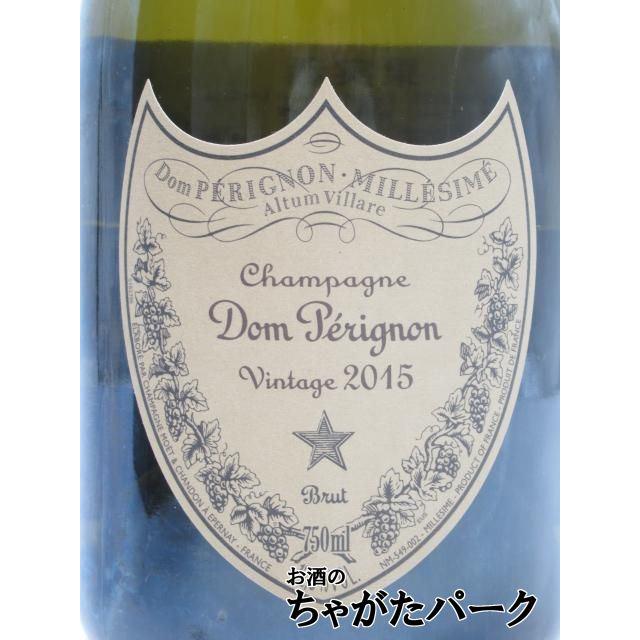 ドンペリニヨン 【ギフト】 白 2015 箱付き 並行品 750ml : お酒