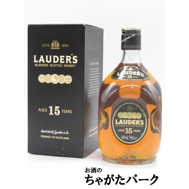 ローダーズ 15年 40度 700ml : お酒のちゃがたパーク Yahoo!店 - 通販