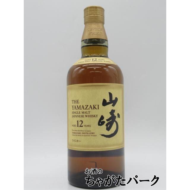 山崎12年 箱無し サントリー 山崎 12年 箱なし 逆輸入並行品 43度 700ml : お酒の