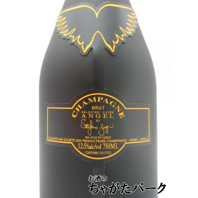 【ラベルが光る】 エンジェル シャンパン ヘイロー HALO オレンジ ブリュット 白 ルミナスボトル 箱付き 750mlの画像