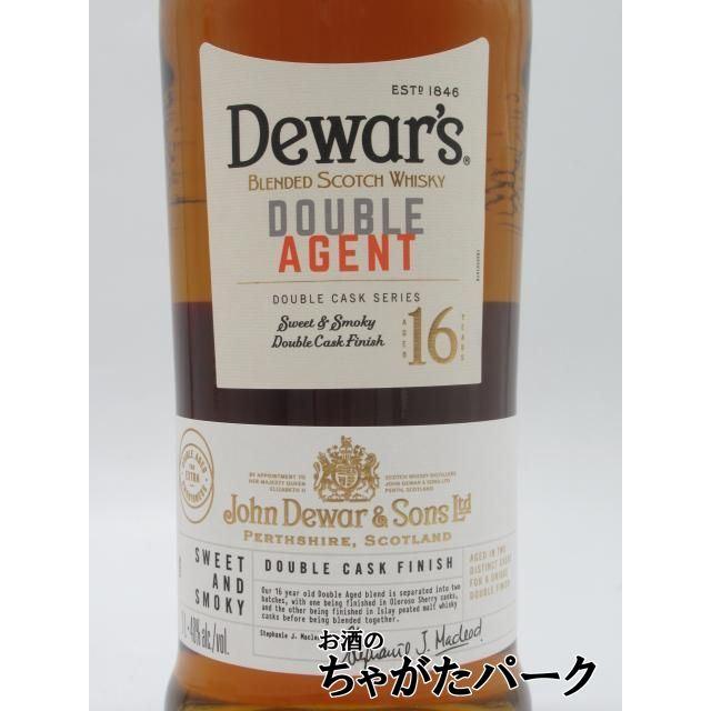 【新品・未開封】デュワーズ　16年　スコッチ　ウィスキー　1L デュワーズ 16年 ダブル エージェント 並行品 40度 1000ml : お酒の