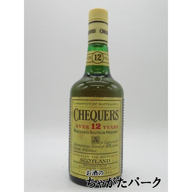 古酒】 チェッカーズ 12年 特級表示 (Y4946) 正規品 巴工業 43度 750ml
