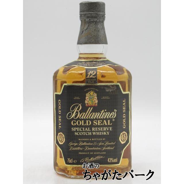 古酒】 バランタイン 12年 ゴールドシール 43度 750ml □90年代と思わ