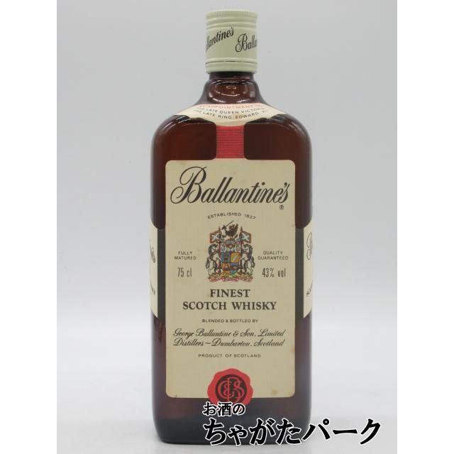 バランタイン　ウイスキー　限定　古酒　レア 古酒】 バランタイン ファイネスト 特級表示 沖縄正規品 クラウン商事