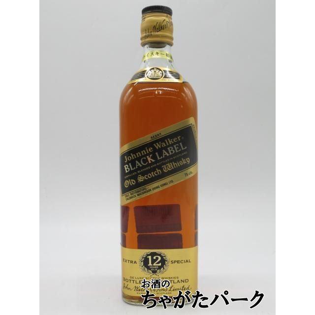 古酒】 ジョニーウォーカー 12年 黒 ブラックラベル 特級表示 並行品