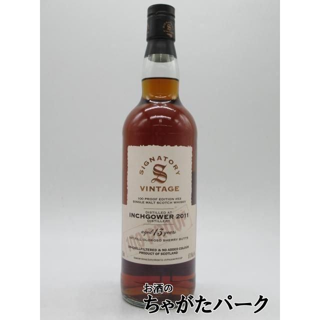 インチガワー 13年 2011 1stフィルオロロソシェリーバット 100プルーフ