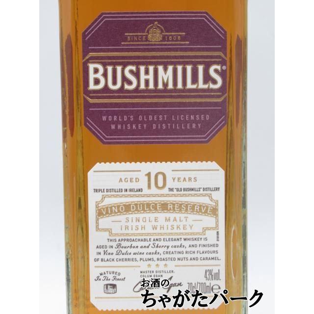 BUSHMILLS（ブッシュミルズ） シングルモルト 10年 ヴィノ ドルチェ