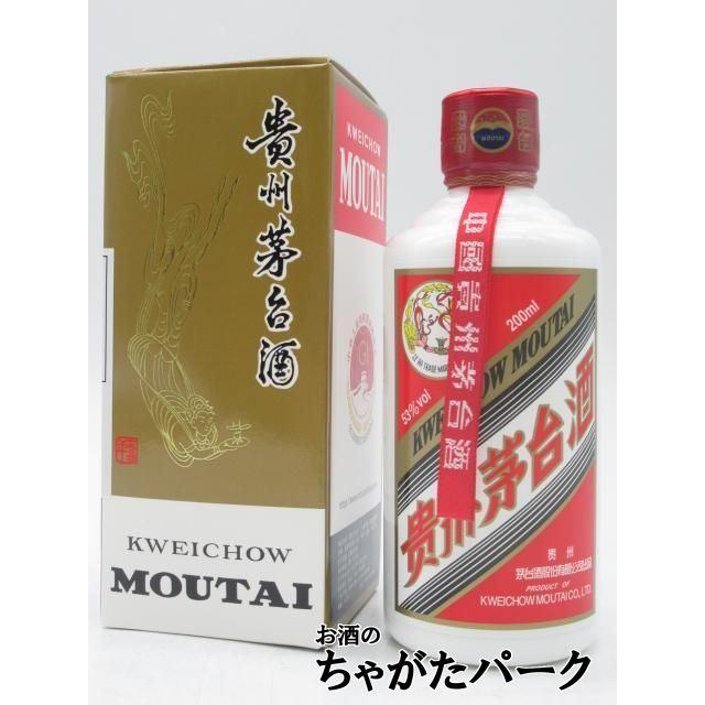新品未開封 中国古酒 貴州茅台酒 マオタイ酒 2002年200ml 箱無し ミニサイズ】 貴州茅台酒 (マオタイシュ) 飛天 正規輸入品 53度 200ml