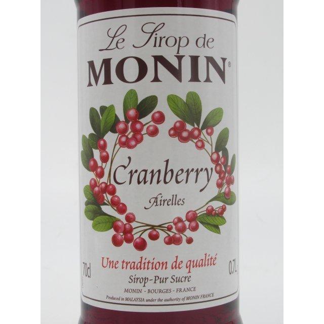 MONIN（モナン） クランベリー シロップ 700ml : お酒のちゃがたパーク