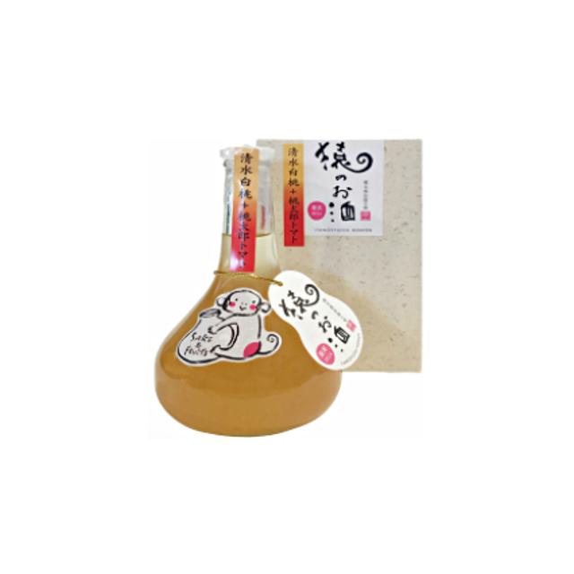 板野酒造本店 猿のお酒 清水白桃＋桃太郎トマト 10度 300ml : お酒の
