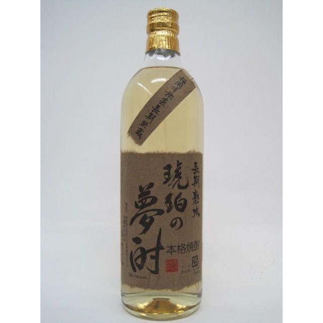 研醸 琥珀の夢酎 樽熟成 麦焼酎 25度 720ml : お酒のちゃがたパーク
