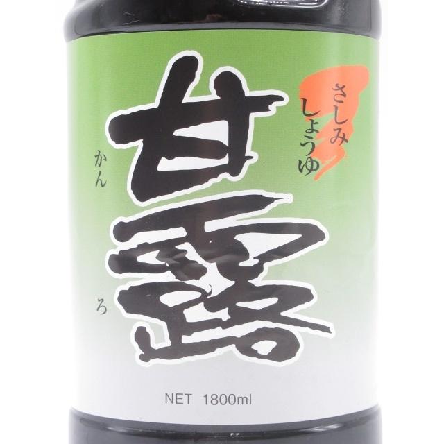 とら醤油 甘露 さしみしょうゆ ペットボトル 1800ml｜chagatapark｜02