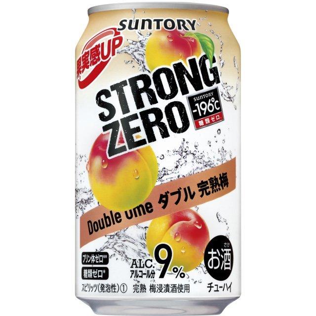 SUNTORY サントリー -196℃ ストロングゼロ ダブル完熟梅 350ml×1