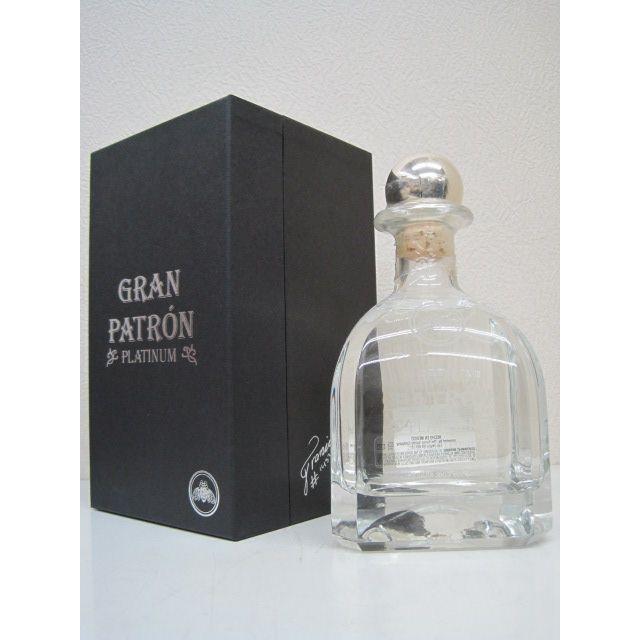 パトロン グラン プラチナ 黒箱入り 正規品 40度 750ml : お酒の パトロン グラン プラチナ 黒箱入り 正規品 40度 750ml : お酒の