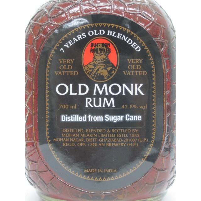 オールドモンク ラム 7年 42.8度 700ml : お酒のちゃがたパーク Yahoo