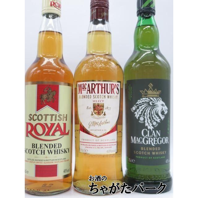 スコッチウイスキー700mx6 スコッチ700ml×6本セット飲み比べ (サー リチャード/グレン カーリング