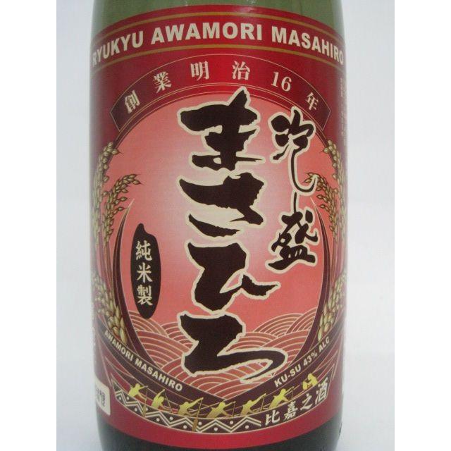 まさひろ酒造 まさひろ 古酒 泡盛 43度 1800ml : お酒のちゃがたパーク