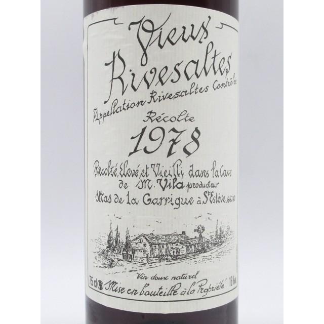 新品】 化粧箱入り ヴィンテージ 赤ワイン Vieux Rivesaltes 1978