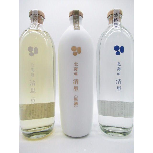 ギフト】 北海道 清里 じゃがいも焼酎 700mlの飲みくらべ3本セット
