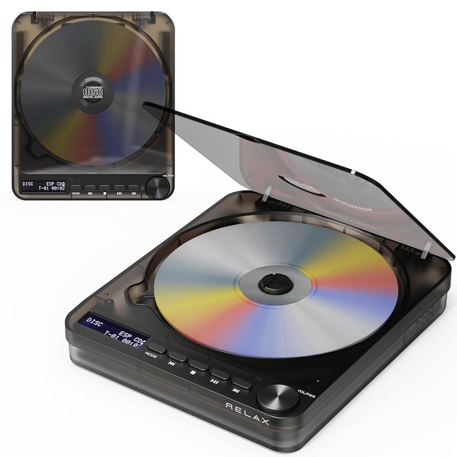 送料無料】 RELAX ピクセルチューンズ レトロ CDプレーヤー スピーカー
