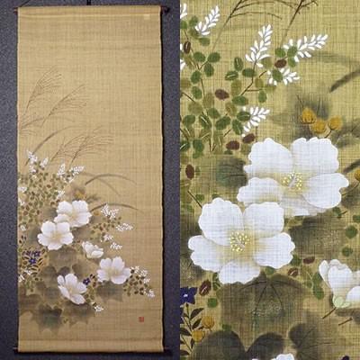 タペストリー 秋 桔梗