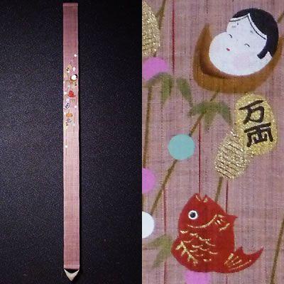 麻細タペストリー『まゆ玉飾り』（新2）（掛軸、和風タペストリー  