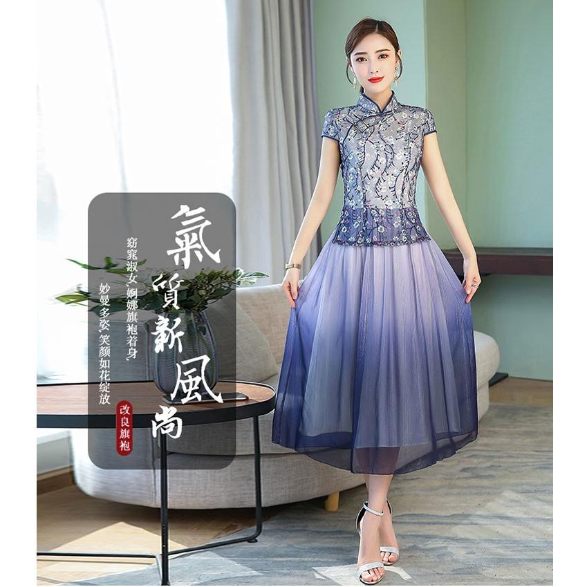 お気にいる チャイナドレス ワンピース チャイナ服 ロングワンピ 普段着 舞台 衣装 民族 中国風 Zl135 格安即決 Bellayacht Com