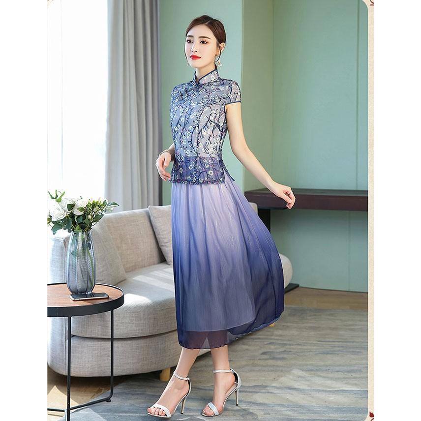 お気にいる チャイナドレス ワンピース チャイナ服 ロングワンピ 普段着 舞台 衣装 民族 中国風 Zl135 格安即決 Bellayacht Com