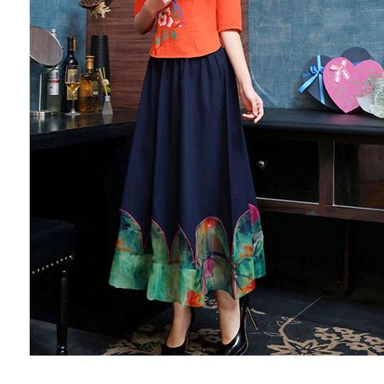 チャイナ服 スカート Aライン 装飾スカート 民族風 チャイナスカート ボトムス 舞踏 中国風 民族衣装 Zq30 Zq30 チャイナ服専門店chai 通販 Yahoo ショッピング