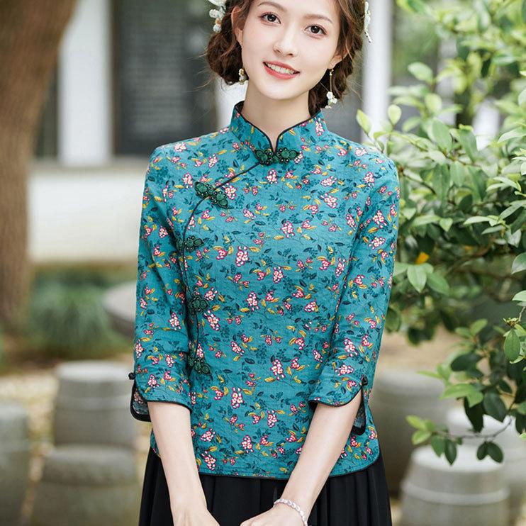 チャイナ服 トップス ☆chaiは最大ポイント3倍☆ チャイナトップス