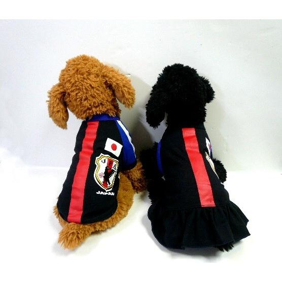 犬服 ネコポス便)サッカー日本代表応援ウェア 1号(激安 ドッグウェア T