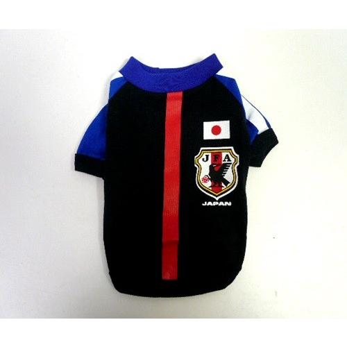 犬服ネコポス便 )Tシャツ/ワンピサッカー日本代表応援ウェア 3号(激安