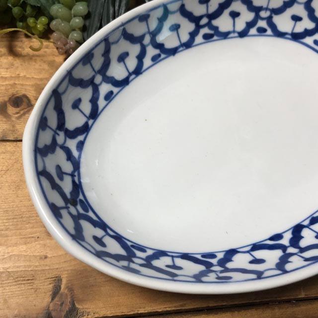 マンゴー 20cm 】 お皿 青白陶器 青白食器 パイナップル柄 陶器 マンゴー 20cm 】 お皿 青白陶器 青白食器 パイナップル柄 陶器
