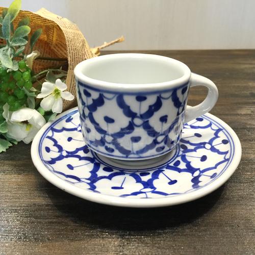 青白陶器 ・カップ＆ソーサー 小】 コーヒーカップ 青白陶器 青白食器