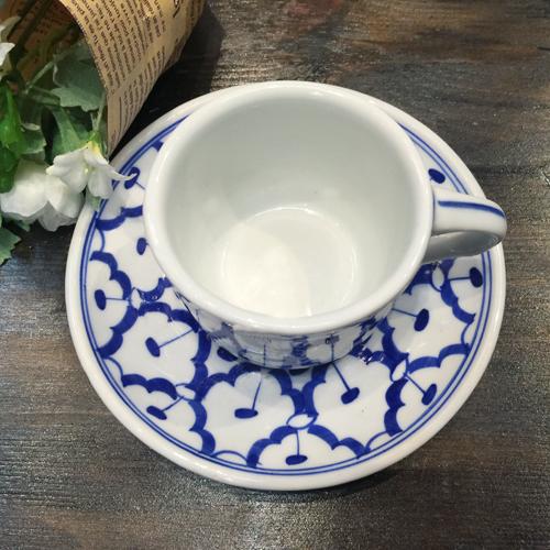 青白陶器 ・カップ＆ソーサー 小】 コーヒーカップ 青白陶器 青白食器