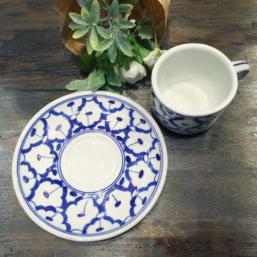 青白陶器 ・カップ＆ソーサー 小】 コーヒーカップ 青白陶器 青白食器