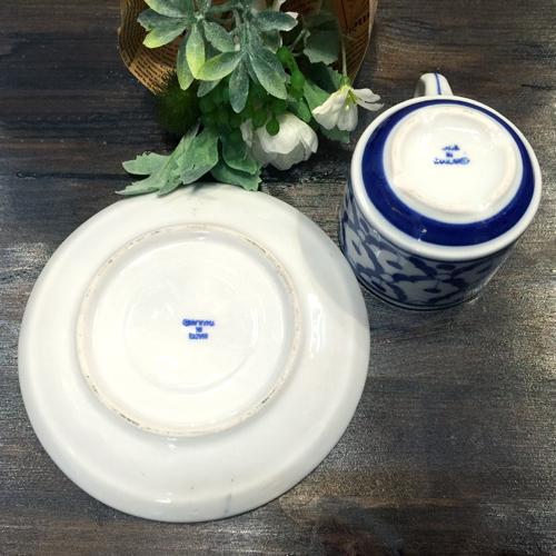 青白陶器 ・カップ＆ソーサー 小】 コーヒーカップ 青白陶器 青白食器