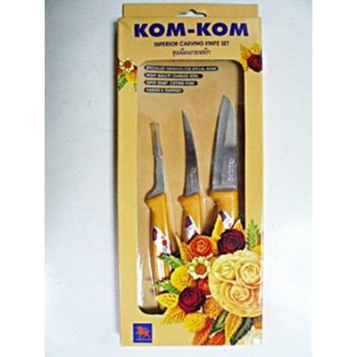 タイ製品　カービングナイフ　 新品未使用　 3本セット カービングナイフ3点セット : タイ雑貨のチャイディー - 通販 - Yahoo