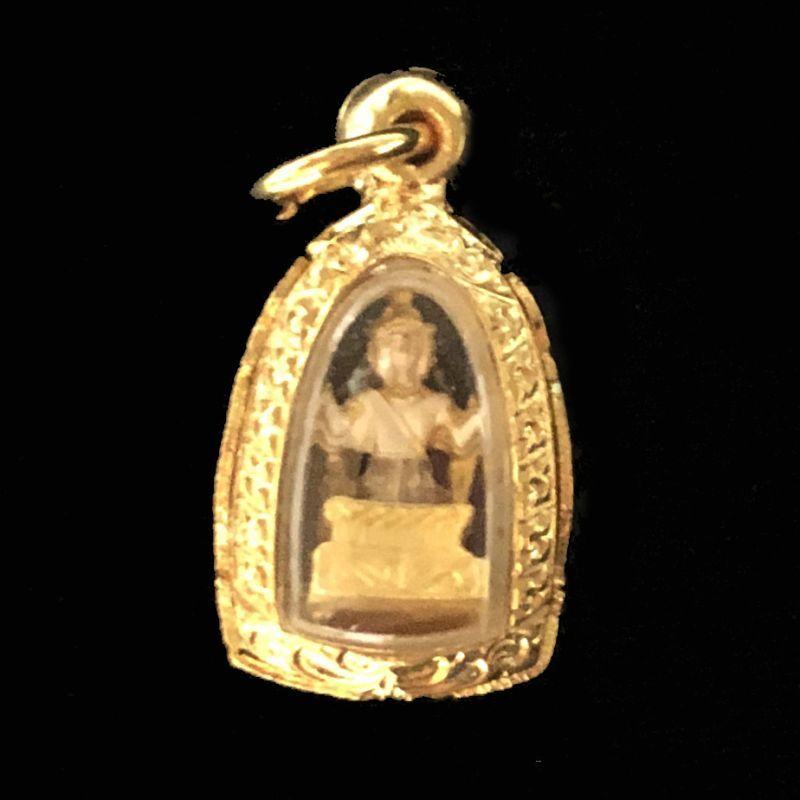 タイのお守りプラクルアン アンティーク リアル ブッダ アート タイの