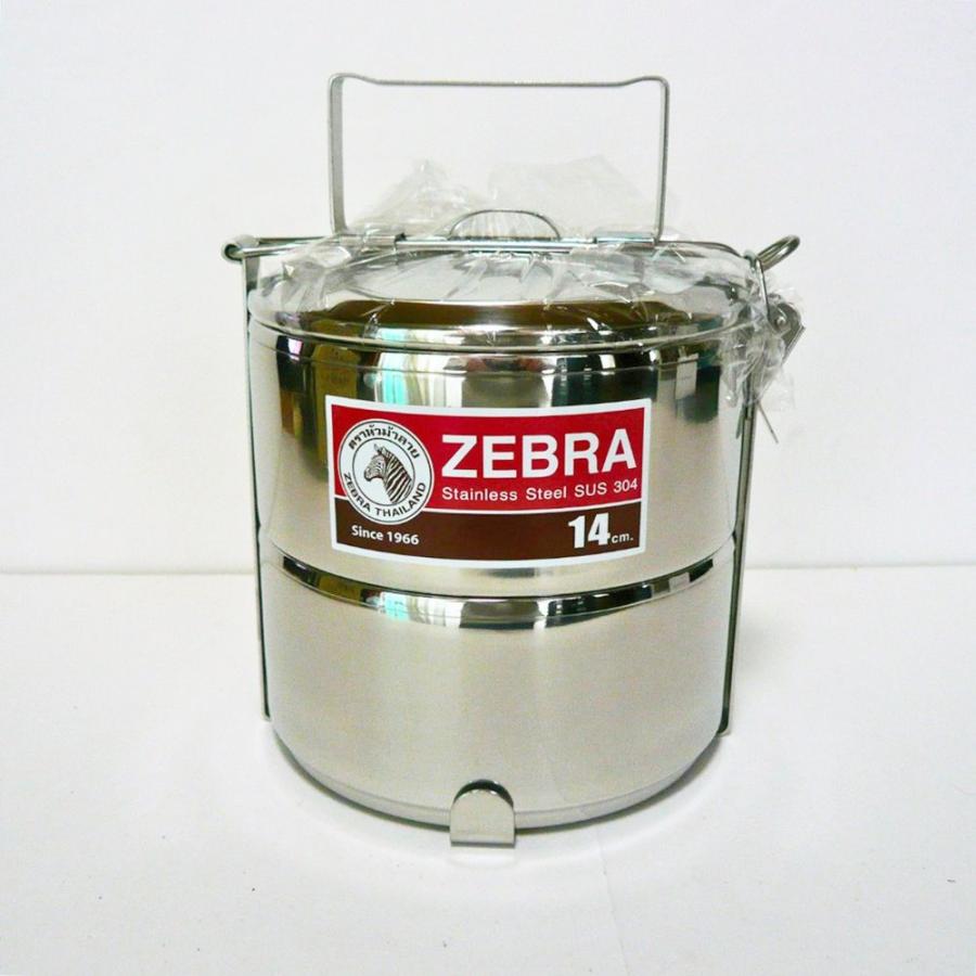 ステンレス・2段式弁当箱 14×2】ピントー・タイ式ランチボックス・タイ