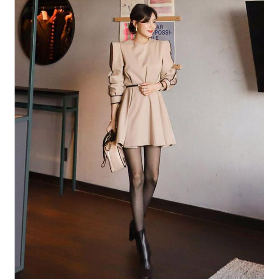 ワンピース おしゃれ 可愛い フェミニン エレガント 気質 高品質 | Village H＆T | 01