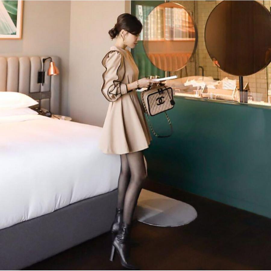 ワンピース おしゃれ 可愛い フェミニン エレガント 気質 高品質 | Village H＆T | 02